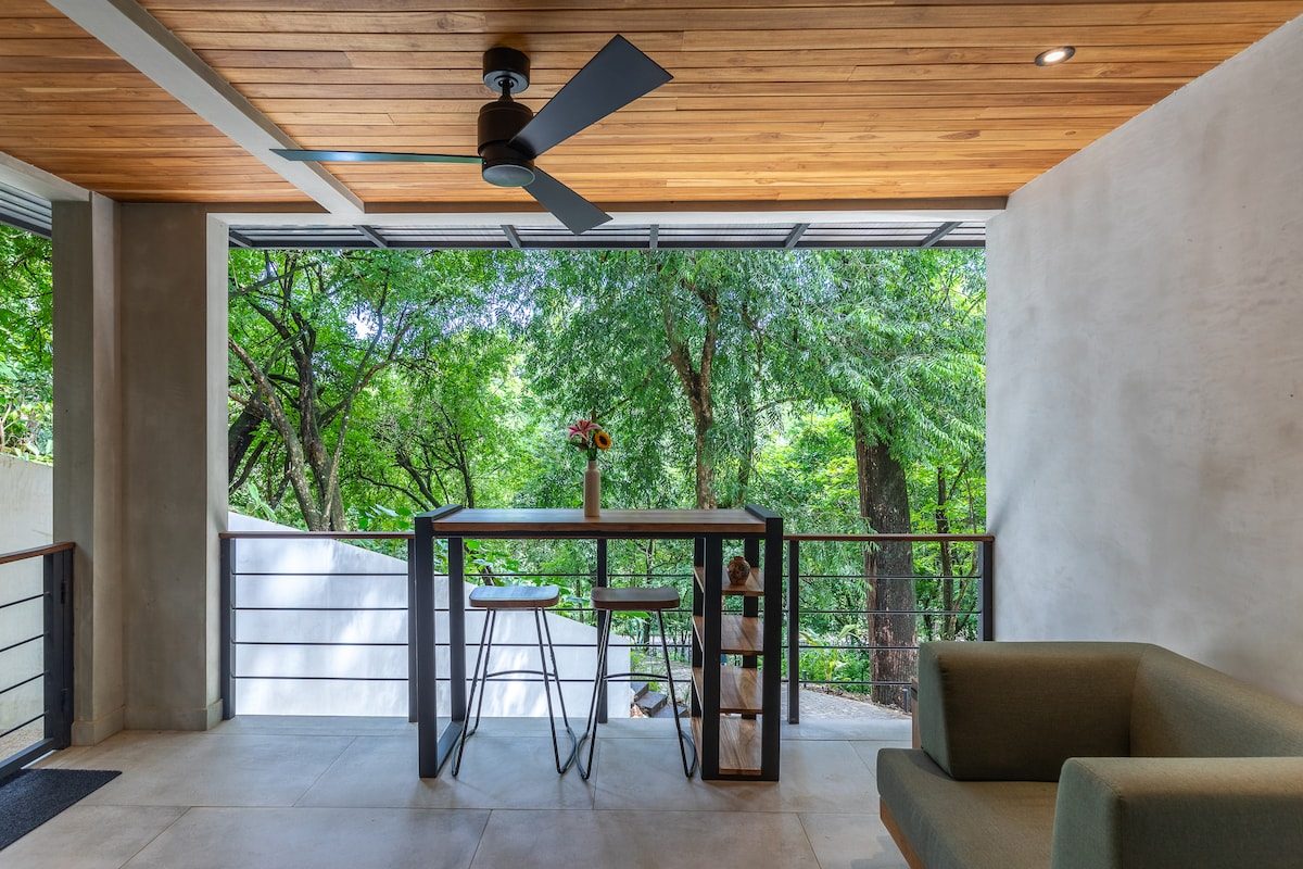 Photograph of Neptune's Treehouse, a contemporary high-end home in Nosara
