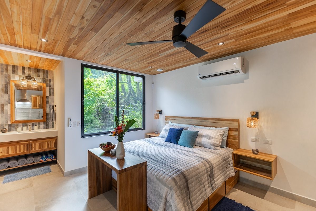 Photograph of Neptune's Treehouse, a contemporary high-end home in Nosara