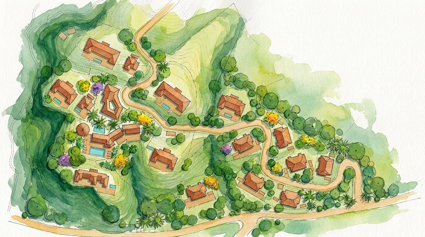 Nosara Wellness Condominium master plan rendering