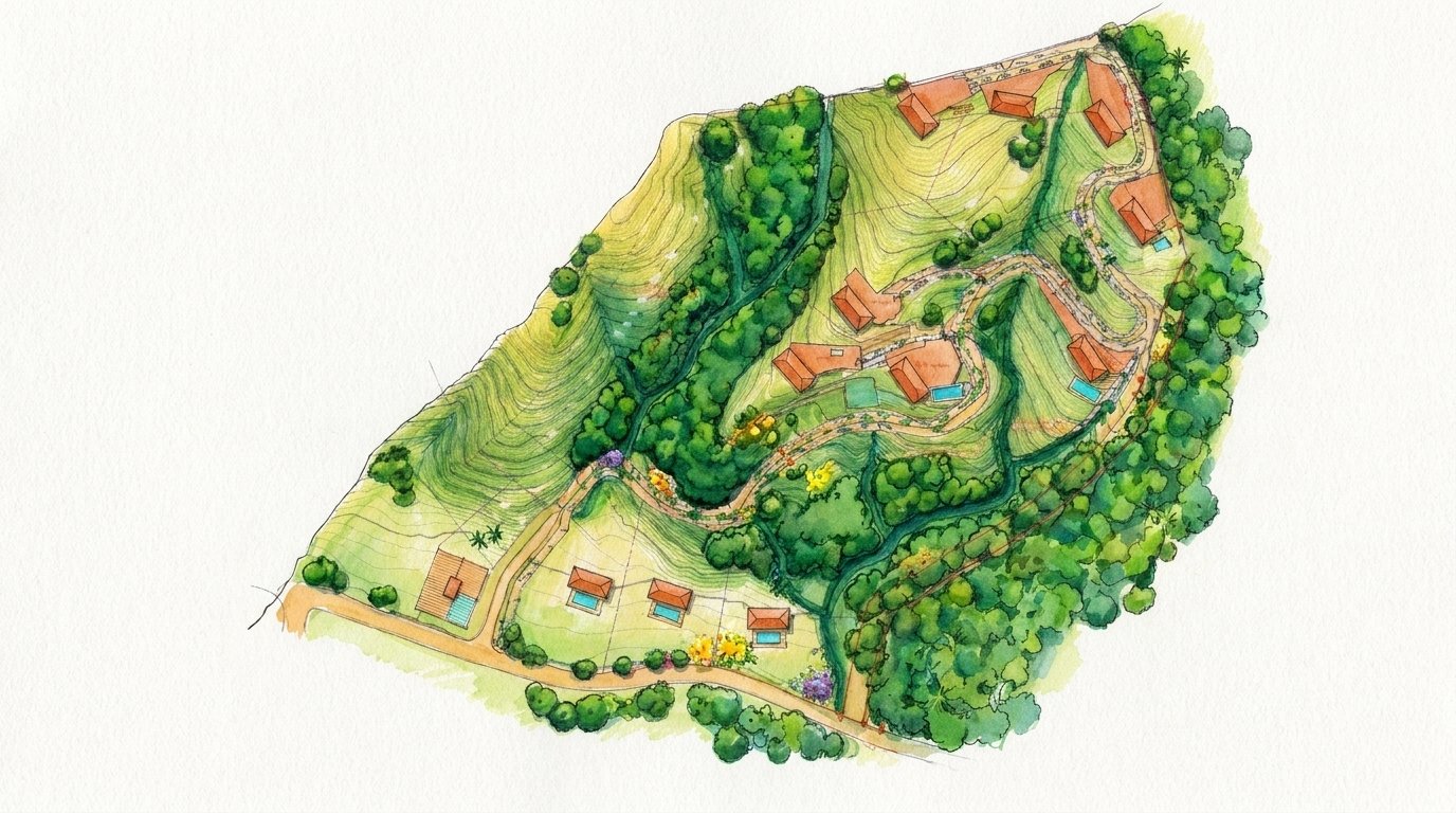 Río Mar condominium master plan rendering