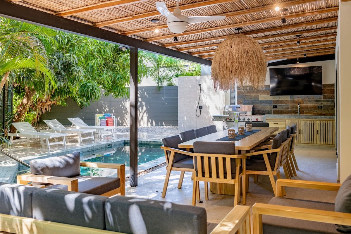 Photograph of Rodeo Manzana, a contemporary high-end home in Guiones Norte, Nosara