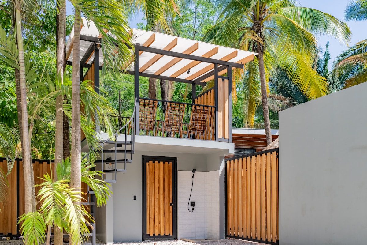 Photograph of Rodeo Manzana, a contemporary high-end home in Guiones Norte, Nosara
