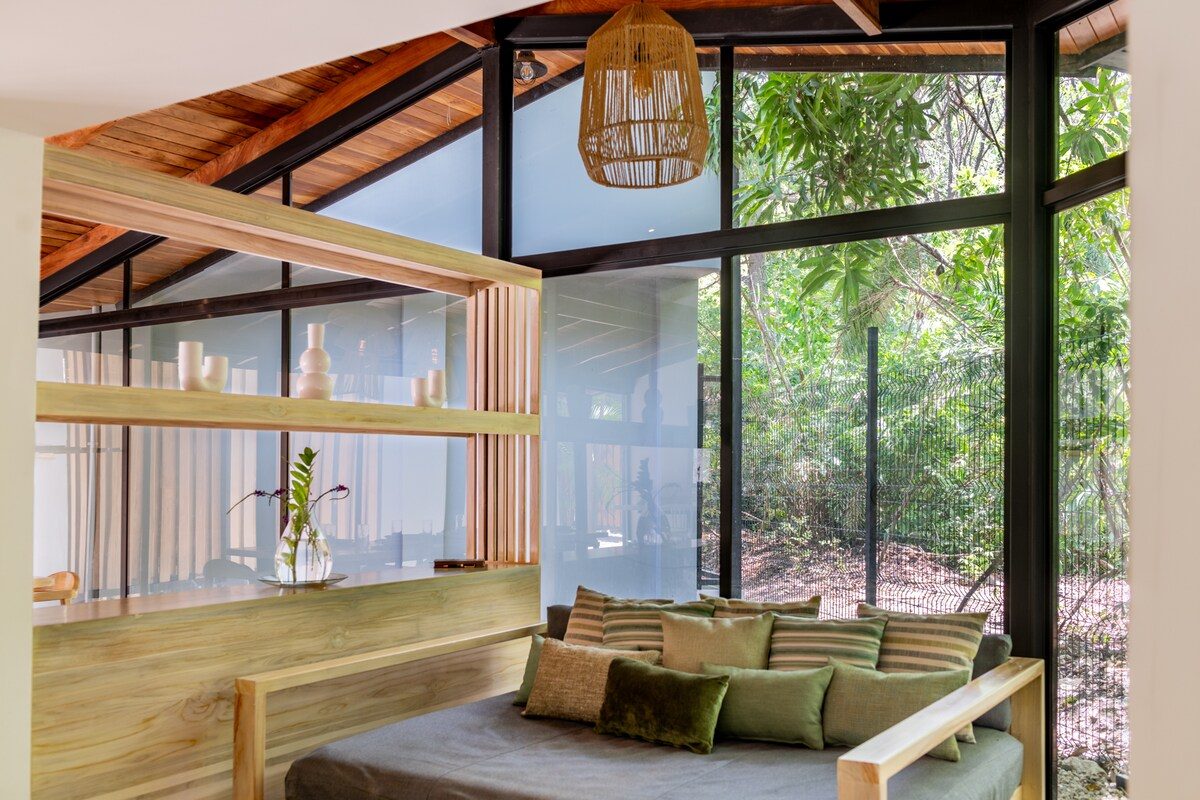 Photograph of Rodeo Manzana, a contemporary high-end home in Guiones Norte, Nosara