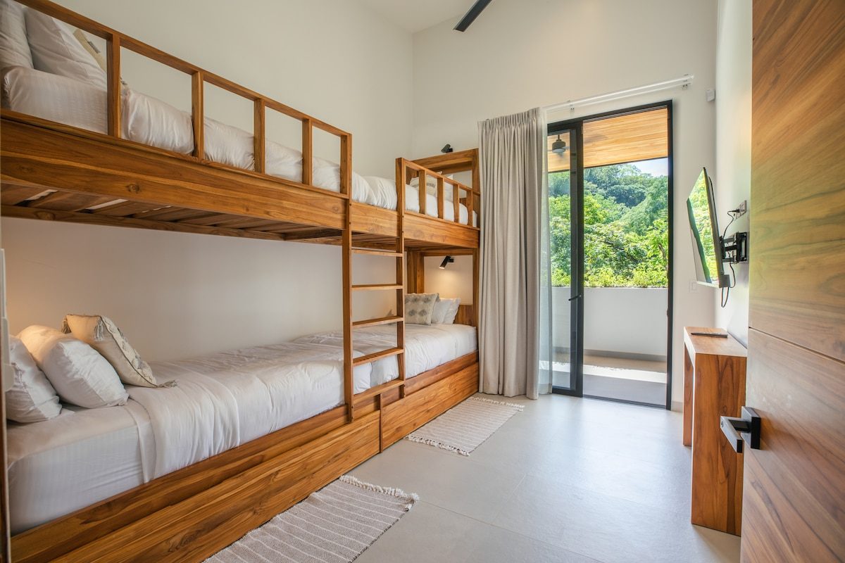 Photograph of Villa Mirador, a contemporary tropical (mod high-end home in Section K, Nosara