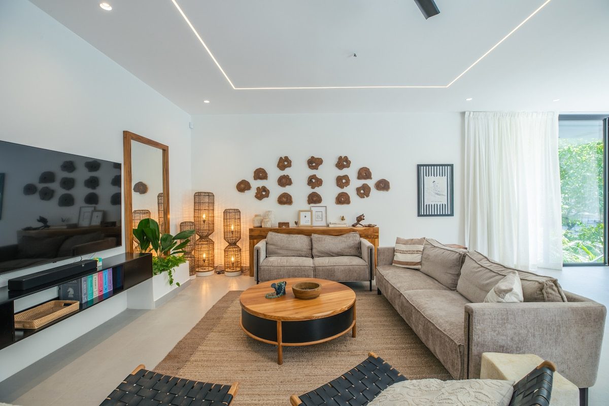 Photograph of Villa Mirador, a contemporary tropical (mod high-end home in Section K, Nosara