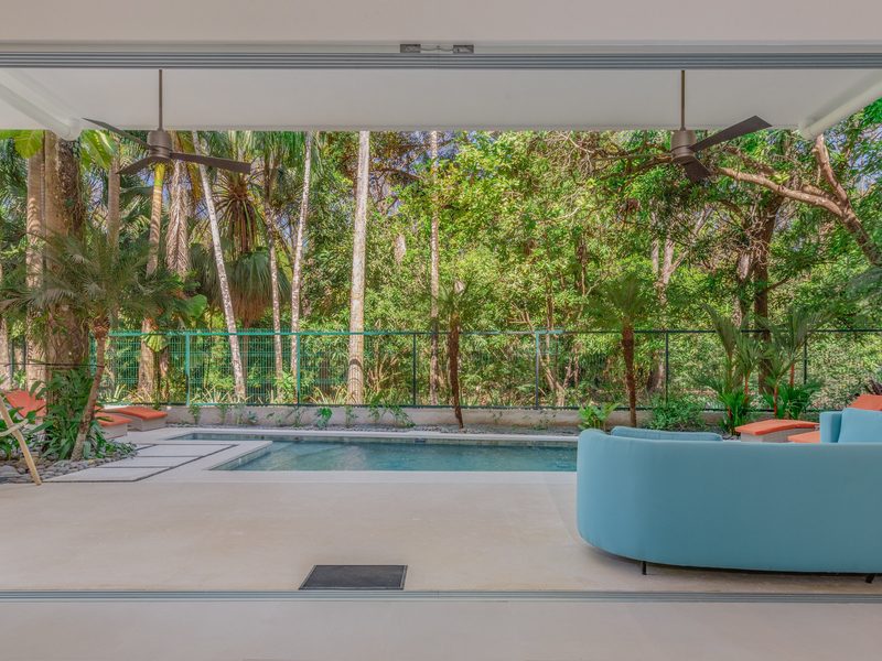 Photograph of Villa Neomar, a contemporary tropical high-end home in Playa Guiones, Nosara