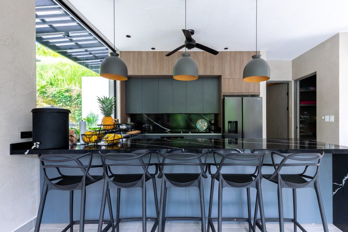 Photograph of Casa Selva, a contemporary tropical mode high-end home in Nosara