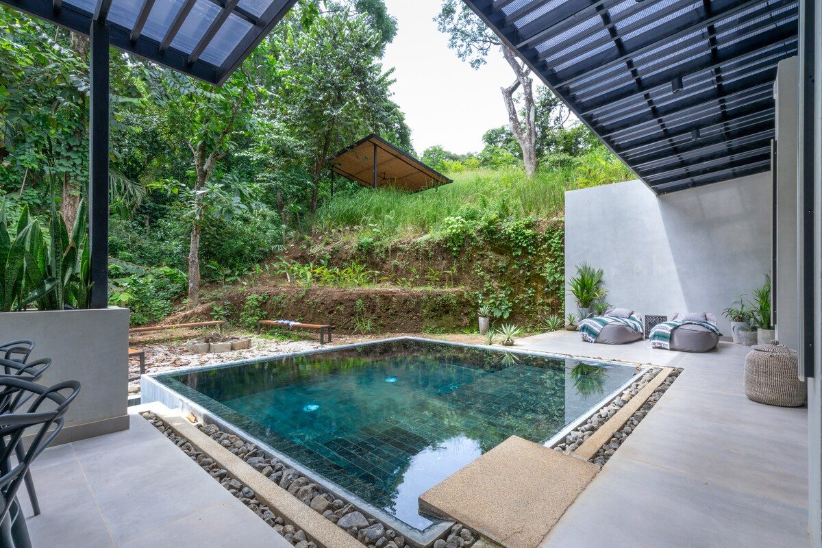 Photograph of Casa Selva, a contemporary tropical mode high-end home in Nosara