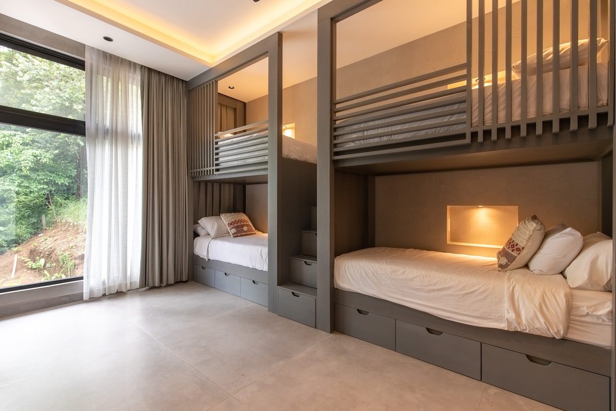 Photograph of Casa Selva, a contemporary tropical mode high-end home in Nosara