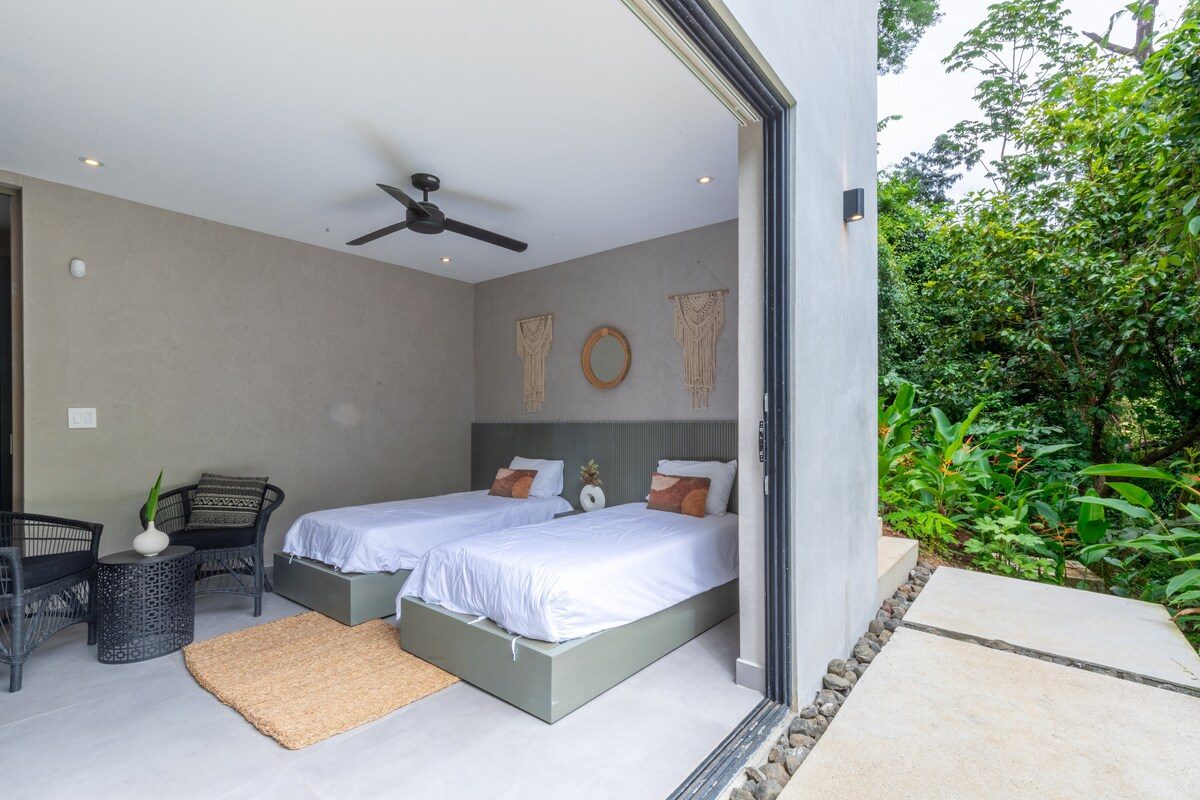 Photograph of Casa Selva, a contemporary tropical mode high-end home in Nosara