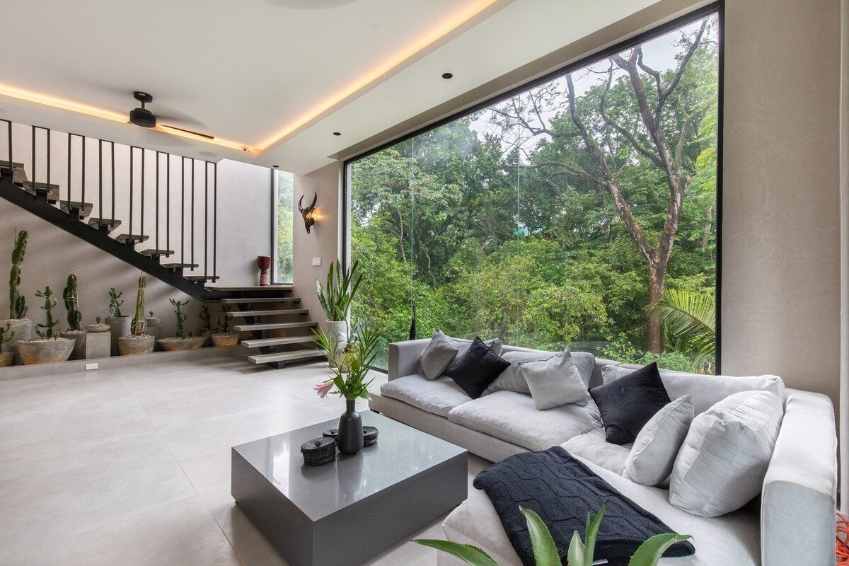 Photograph of Casa Selva, a contemporary tropical mode high-end home in Nosara