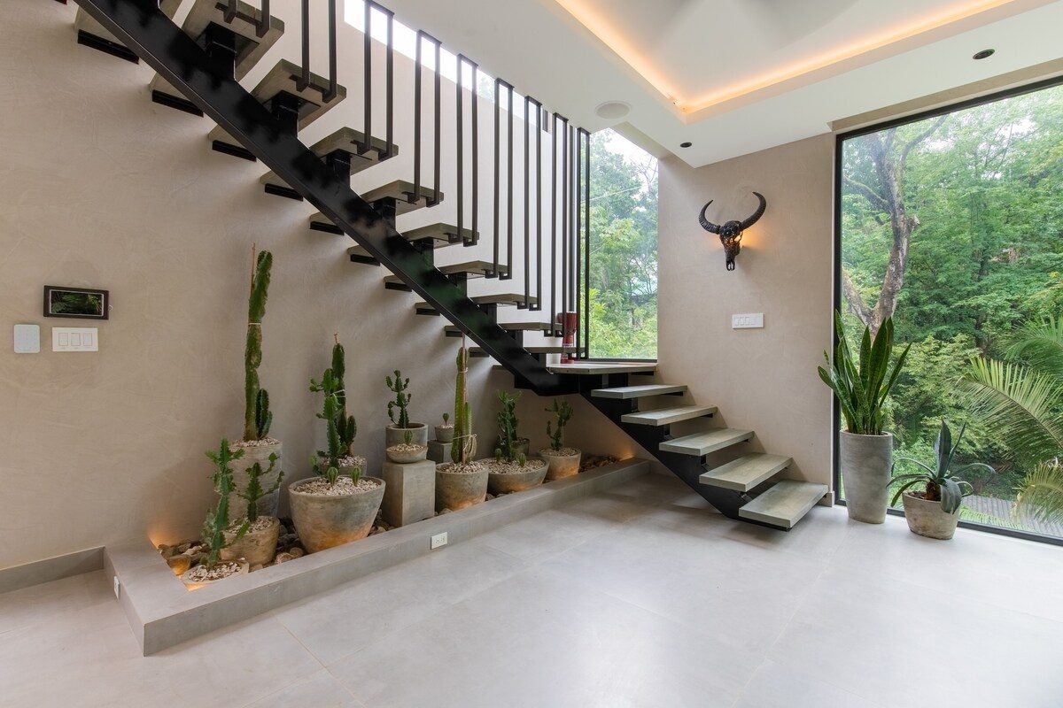Photograph of Casa Selva, a contemporary tropical mode high-end home in Nosara