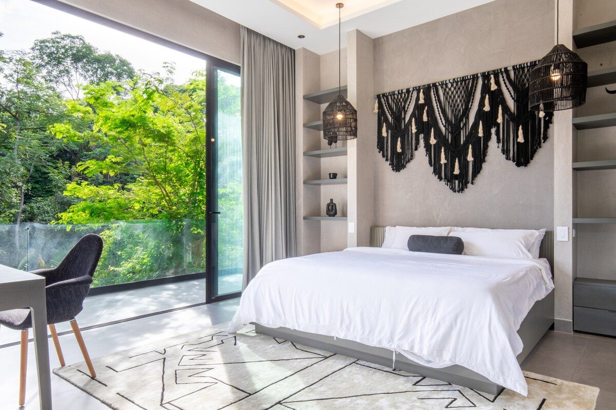 Photograph of Casa Selva, a contemporary tropical mode high-end home in Nosara