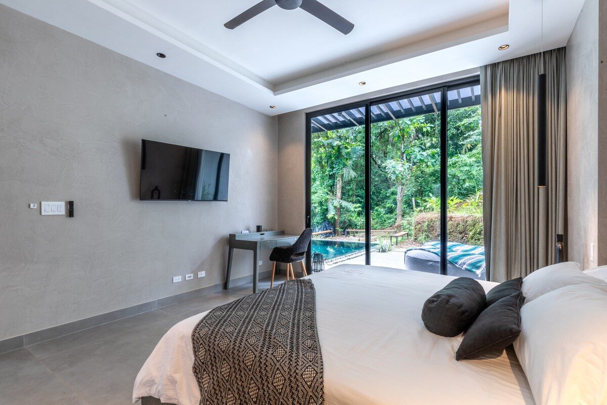 Photograph of Casa Selva, a contemporary tropical mode high-end home in Nosara